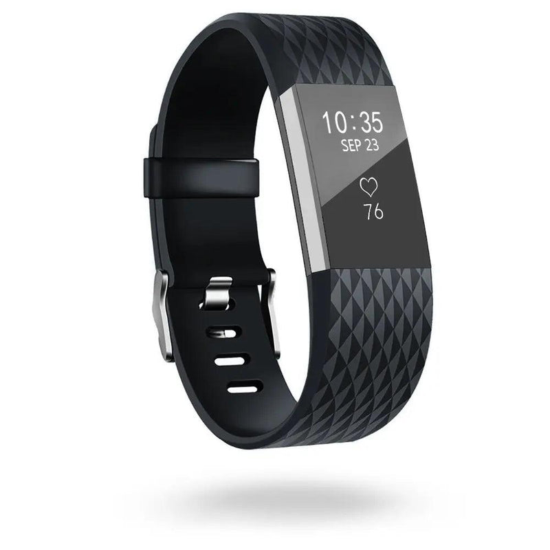 Pulseiras de substituição de silicone 3D para Fitbit Charge 2 Band Smart Watch Pulseira para Fitbit Charge2 Band Pulseira de pulseira