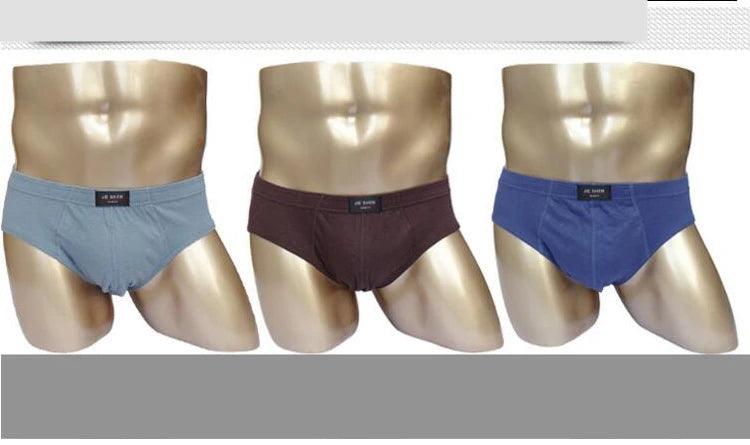 2019 Nova Fábrica Sólida Venda Direta 6pcs/Lote Homens 100% Algodão Homens Biquíni Cueca Calça Para Homens