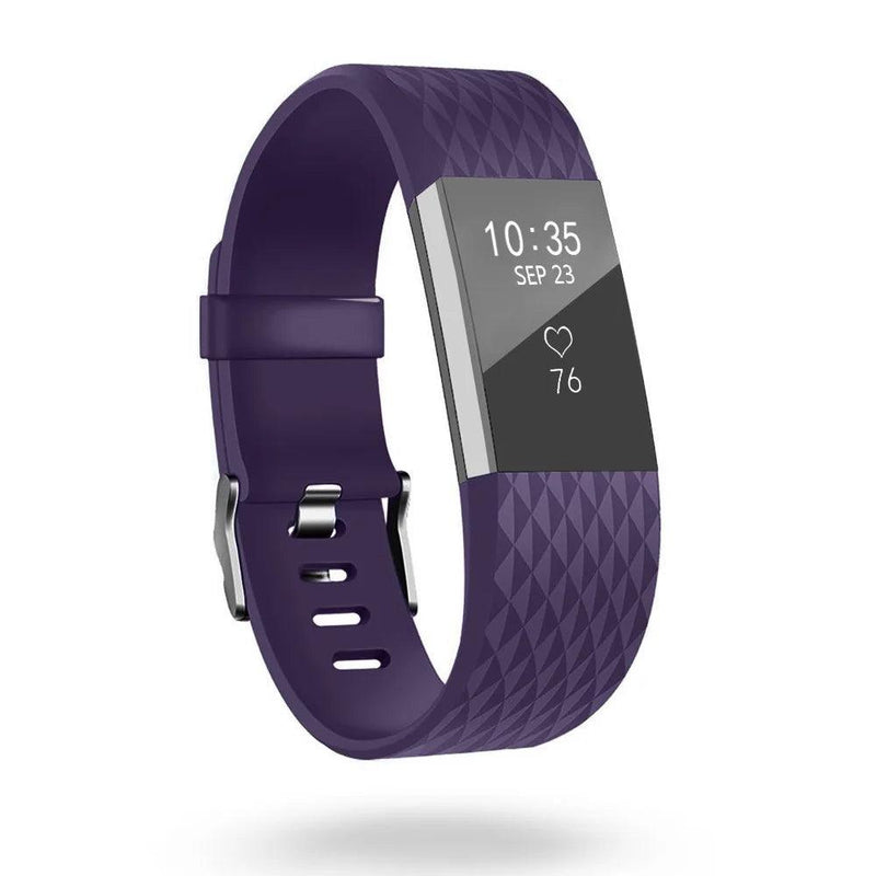 Pulseiras de substituição de silicone 3D para Fitbit Charge 2 Band Smart Watch Pulseira para Fitbit Charge2 Band Pulseira de pulseira