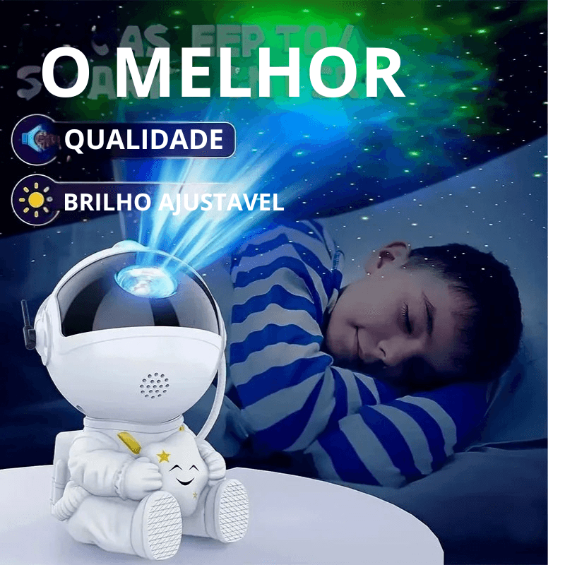 Céu estrelado lâmpada do projetor crianças e adulto presente galáxia céu estrelado astronauta decoração quarto nebulosa led