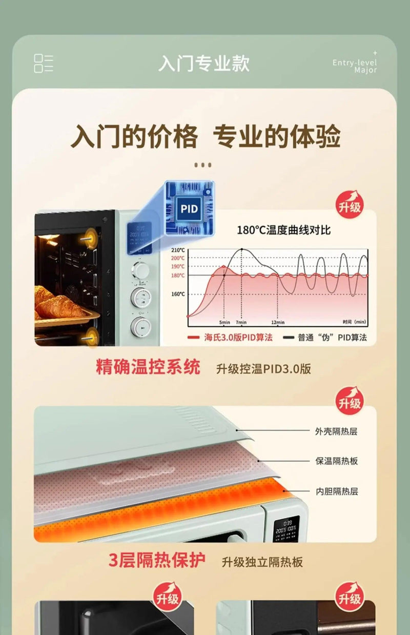 Novo Forno Elétrico Doméstico com Cozimento Multifuncional, Design Mini e Grande Capacidade eletrodomesticos de cozinha eletricos