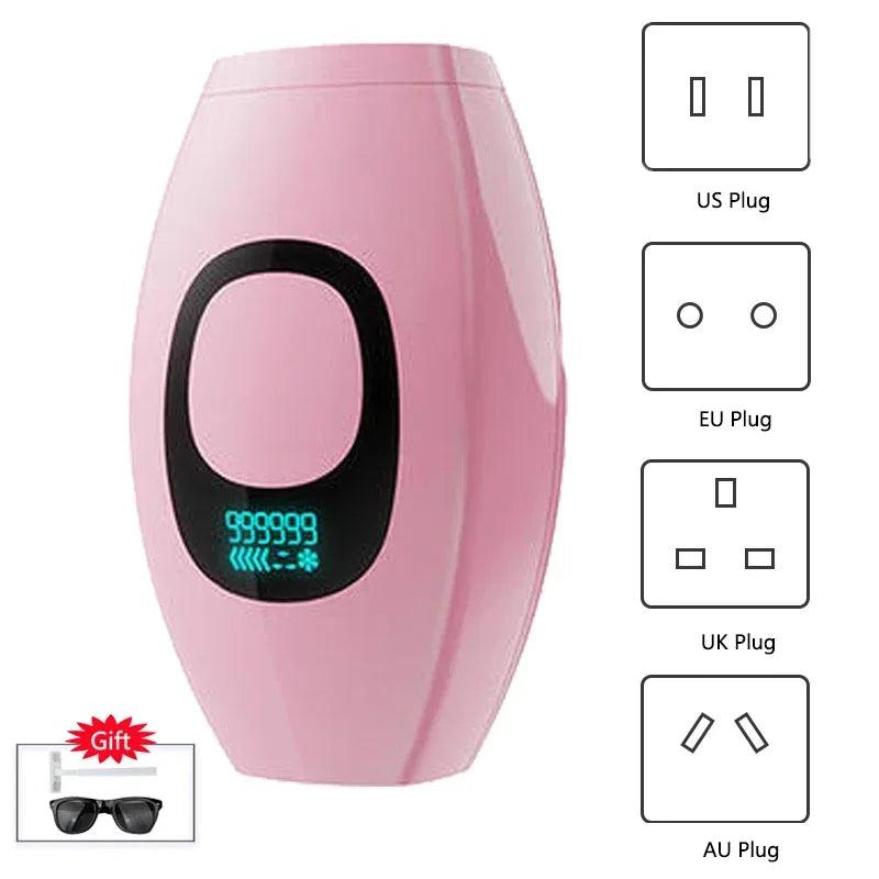 Handheld Laser Hair Removal 999999 Flashes Painless High-frequency Female Permanent Epilator Electric Depilador Laser