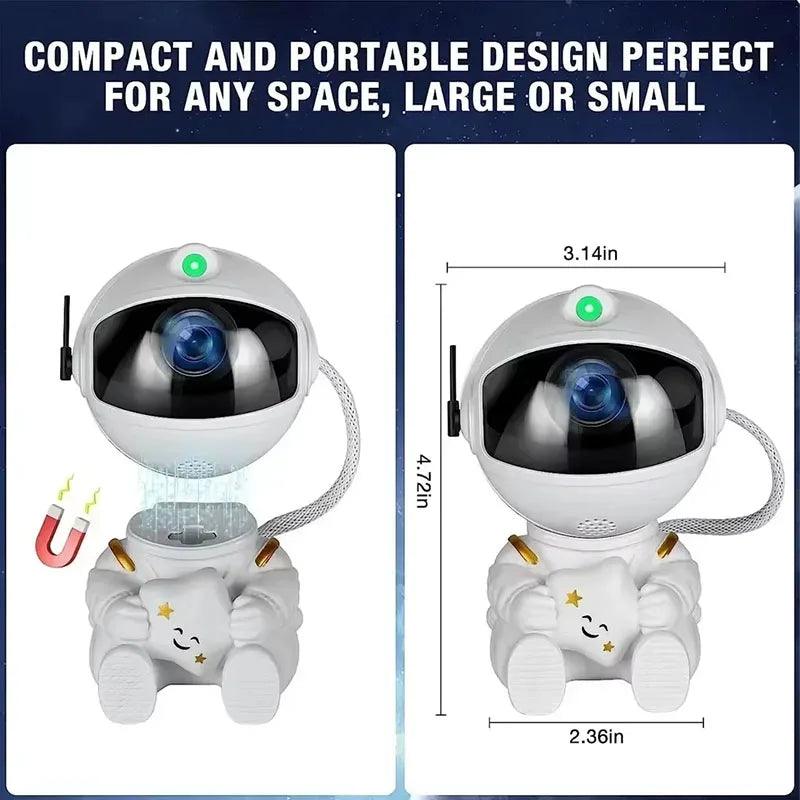 Céu estrelado lâmpada do projetor crianças e adulto presente galáxia céu estrelado astronauta decoração quarto nebulosa led