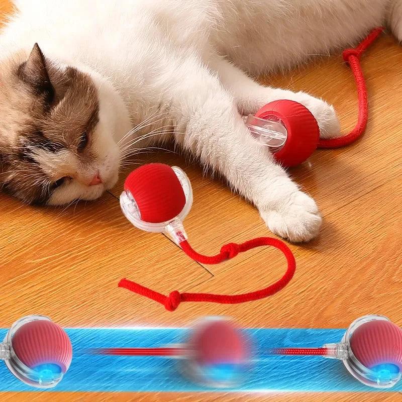 Bola de brinquedo para gato, auto provocação, bola de rolamento para gato, cabelo de animal de estimação, alívio do tédio, pelúcia, provocação, bola de gato, brinquedos para gatos, animais de estimação